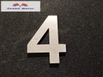 4-es embléma fém