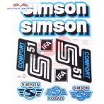   Simson komplett matrica szett S51 Comfort kék 22X30cm Lengyel