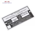 Simson S51E típustábla, adattábla DPR