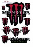 Matrica szett 18X26cm Monster 040-es változat