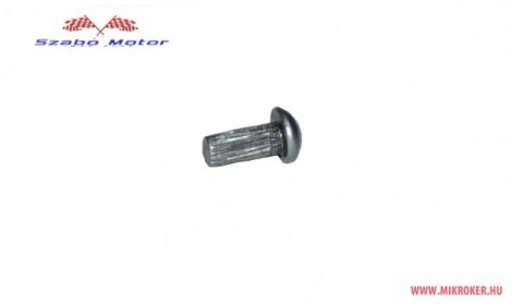Szegecs típustáblához, adattáblához bordás 2,5x6mm (ár/db.)
