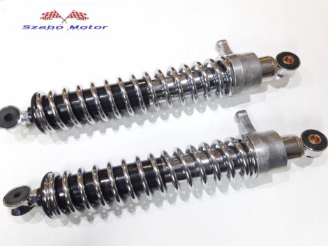 Simson enduro hosszú hátsó lengéscsillapító párban krómozott (375mm)