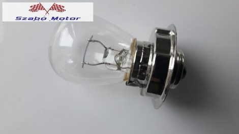 Fényszóró Izzó "tányéros" 12Volt 15Watt P26 Robogó