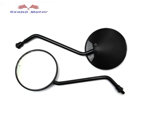 Visszapillantó tükör fekete kerek M8 átmérő 110mm