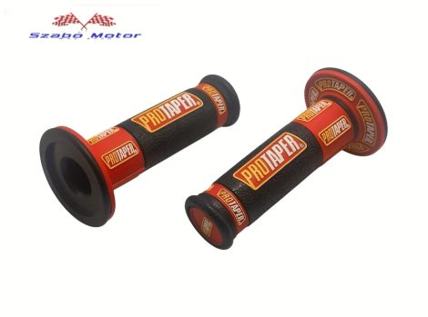 PRO TAPER Fekete-Piros-Sárga mintás ATV Markolatszett