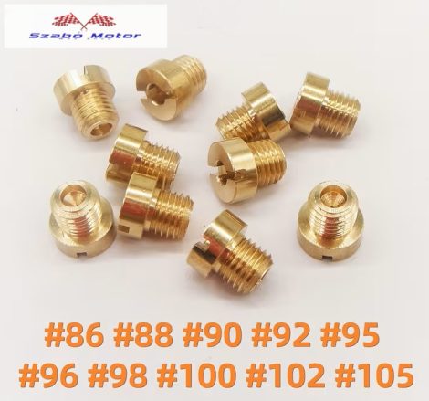 Főfúvóka szett karburátorhoz M6 86-105